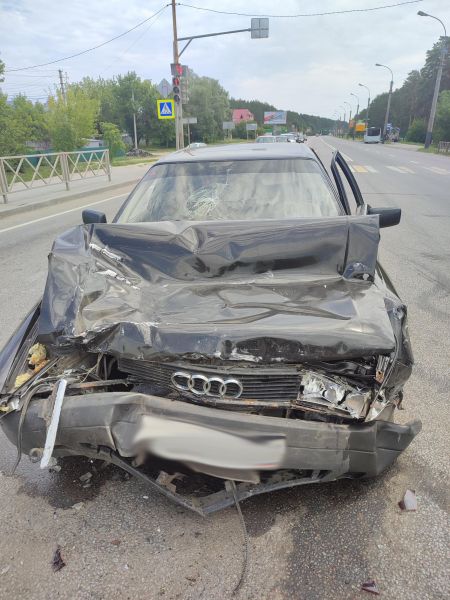 В Тамбове на Рассказовском шоссе в аварии травмировались шестеро, в том числе двое детей 