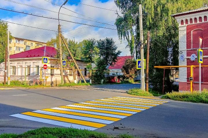 К началу учебного года в Мичуринске обновят дорожную разметку