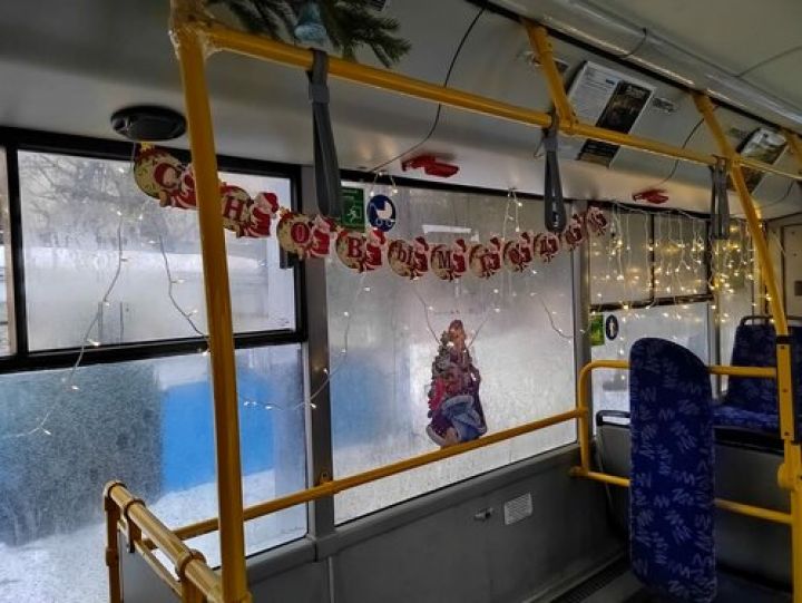 В Тамбове до конца зимы будут курсировать новогодние автобусы