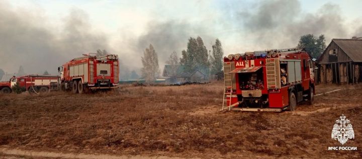 Пожар в Шапкино устроил курящий местный житель