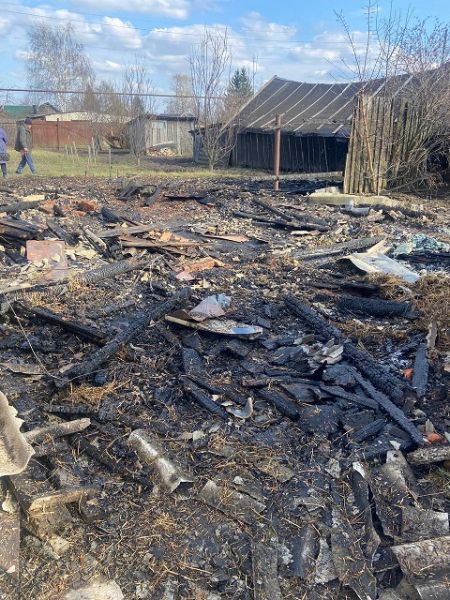 Тамбовчанин из-за конфликта сжег сарай односельчанки